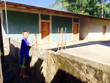 Will, at the school. They're in the process of adding an indoor gym and track, swimming pool, chemistry lab, and polo fields. that's a joke, son...