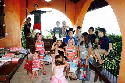 Bunch of MK's on Easter, just before an egg hunt.  Don't worry, we told them it's not about the easter bunny...